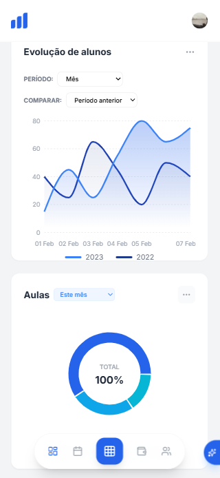 E-Trainer product interface — detail